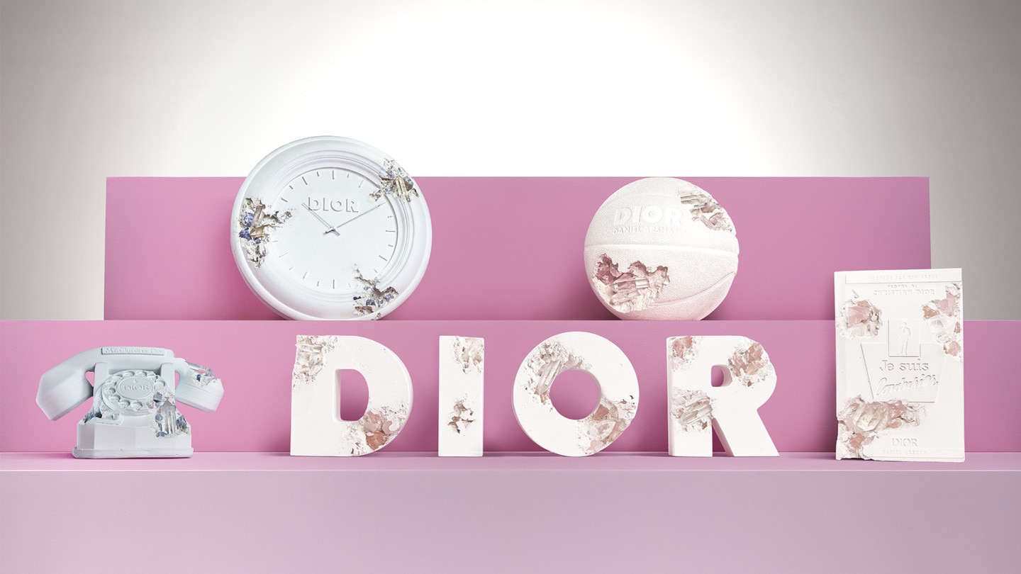 Dior Daniel Arsham collab ディオール コラボ バッグ ショップ袋 バッグ ショップ袋 大阪売筋品 